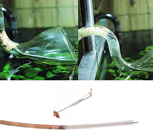 60-Inch Flexible Pipe Cleaner Brush - 2 Pack Stainless Steel Tube Cleaning Tool