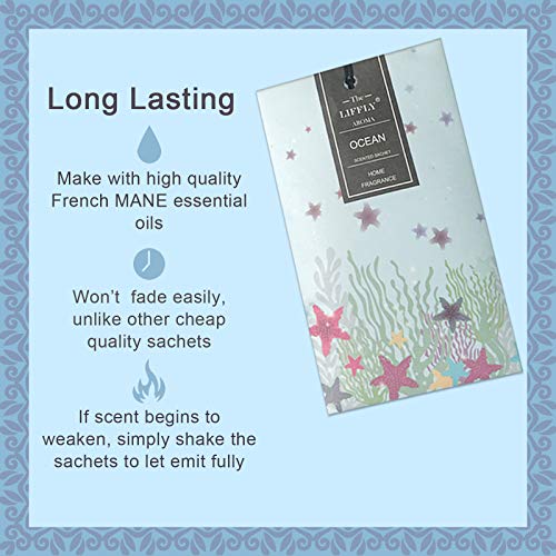 14-Pack Scented Sachets for Drawers and Closets, Long-Lasting Home Fragrance