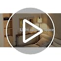79-Inch Adjustable Height Sofa Table with Charging Station and LED Lights