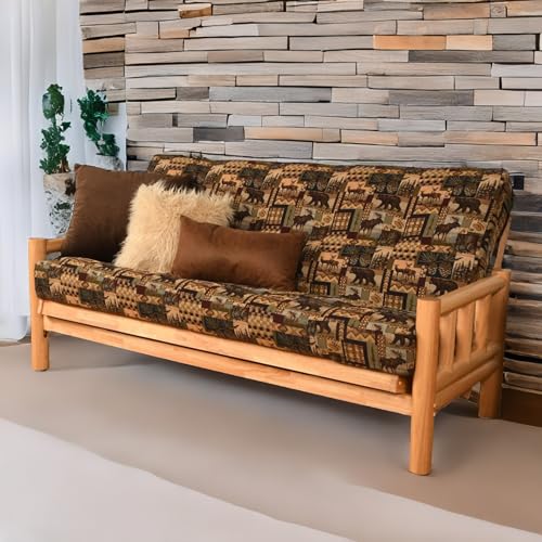 Full Size Futon Cover for 6-8 Inch Mattresses - Premium Fabric
