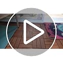 Fab Habitat Natural Coir Doormat - Extra Thick 18x30 Inches, Shades of Sea Blue, Handwoven Entryway Rug