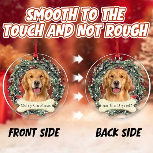 Dufricen White Labrador Dog Christmas Ornament - Holiday Animal Decor