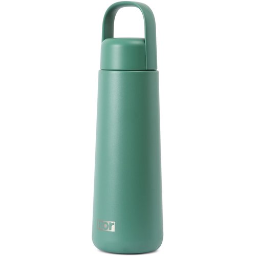 KOR Melrose 20oz Double Wall Insulated Water Bottle - Keeps Beverages Hot for 12hrs, Cold for 24hrs - Stainless Steel Design - Contoured Perfect Spout for Drinking