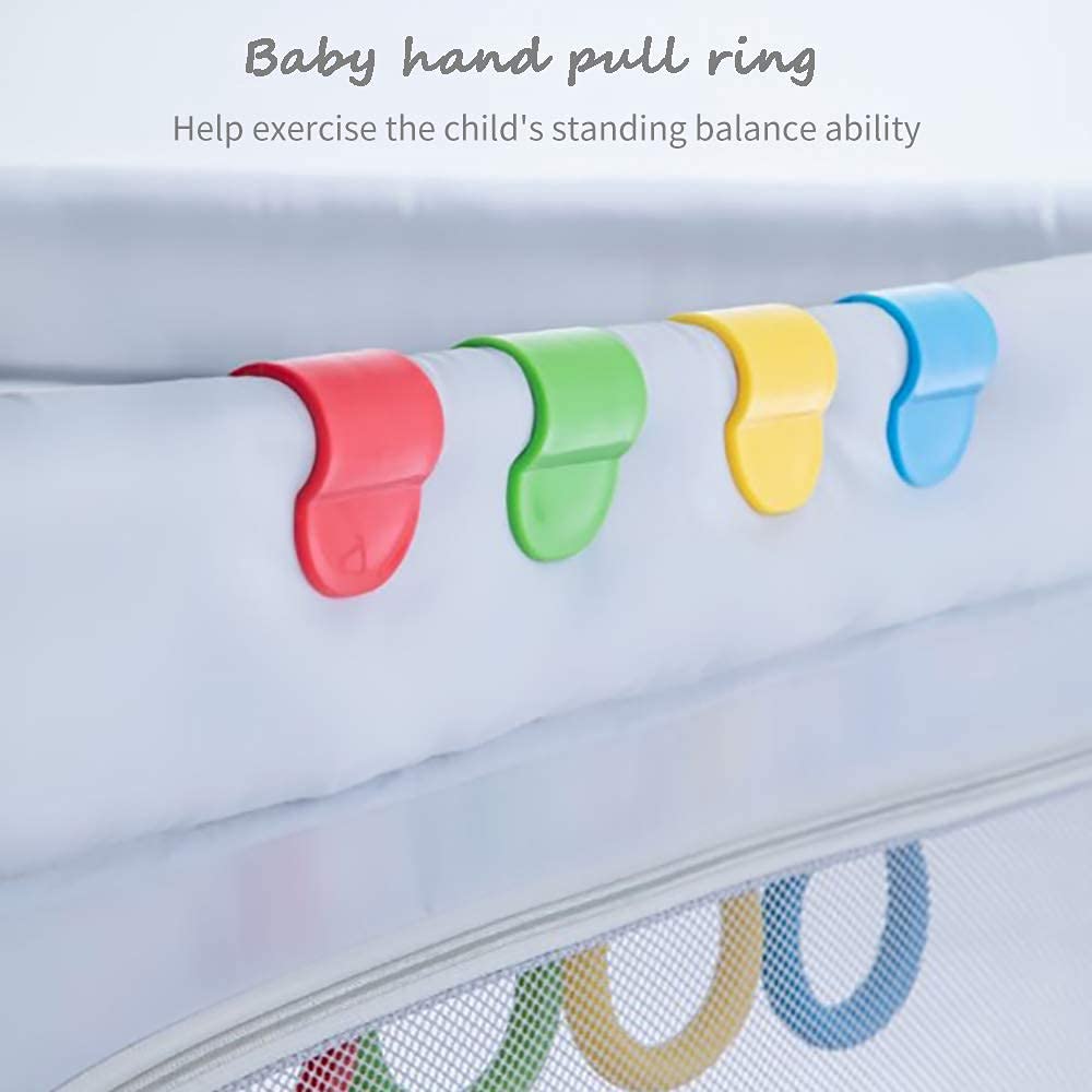Skiennix Baby Pull Up Rings - Walking Assistant for Infants | 4 PCS Playpen Set