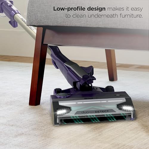PowerDetect Corded Stick Vacuum with Self-Cleaning Brushroll, Eggplant