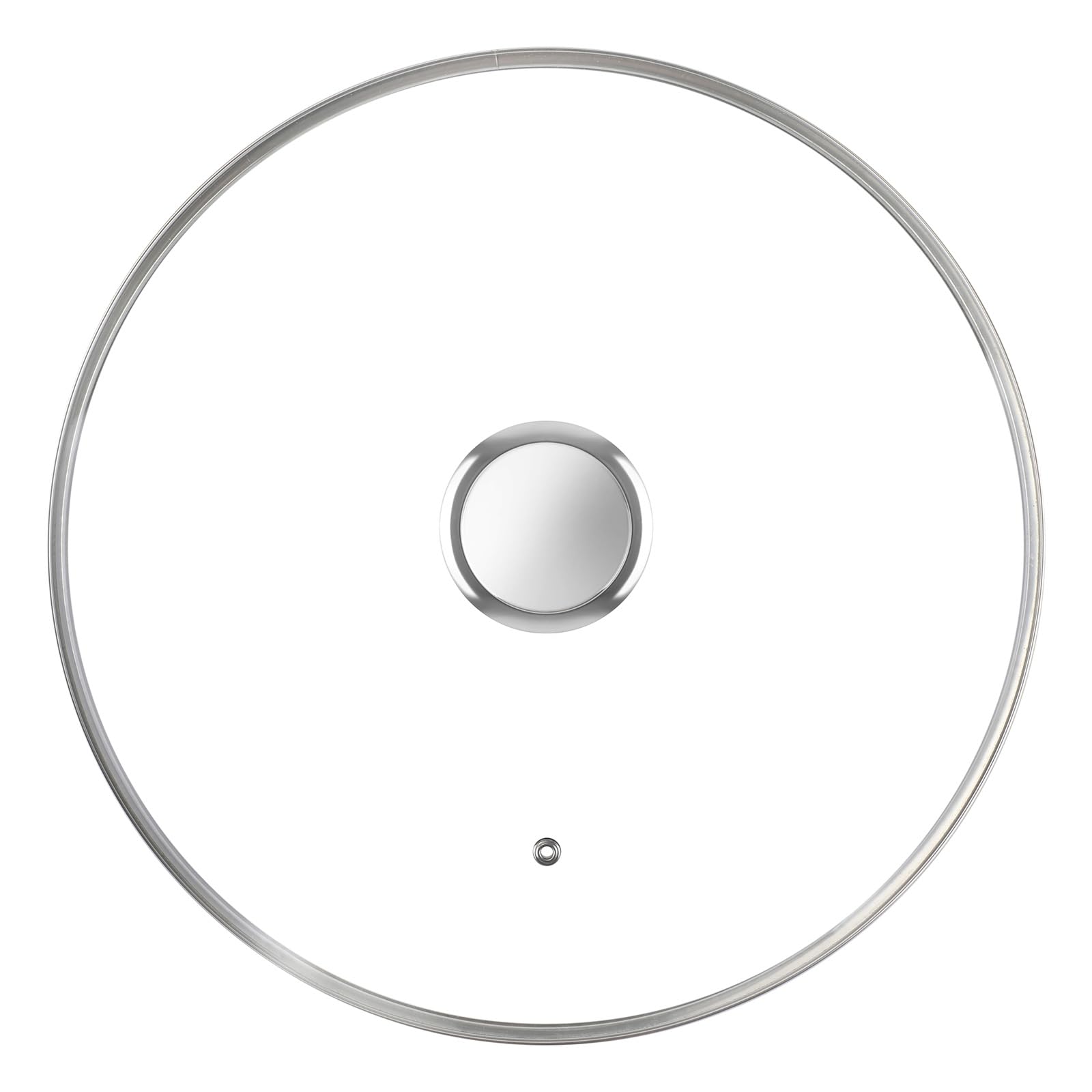 Tyqzor 9.5 Inch Pan Lid for Frying Pan, Skillet, 4mm Clear Tempered Glass, Compatible with Dishwasher and Ovens