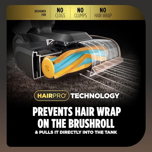 Upright Carpet & Upholstery Cleaner with Pet Hair & Stain Removal Tools