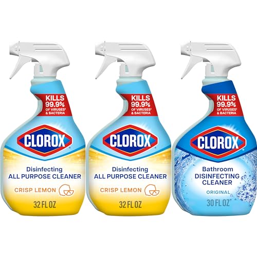 Bleach-Free Disinfecting All-Purpose & Bathroom Cleaner Spray Set, 32 oz