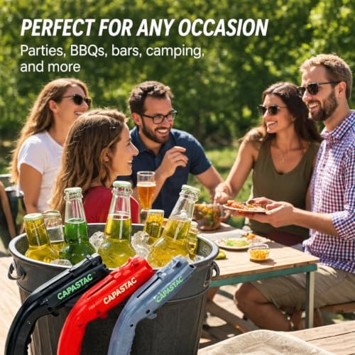 Shuirexue Cap Gun Bottle Opener 3-in-1 Party Favors, BBQ & Bar Accessory