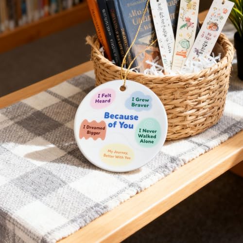 Cor-boy Thank You Gift Ornament - Inspirational Wall Hanging for Teacher, Mentor, Friends, Family, Colleague, Nurse, Christmas