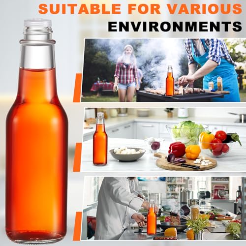 100 Pcs Orifice Reducer Inserts for 5 oz and 10 oz Hot Sauce Bottles