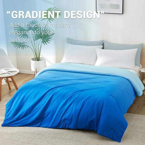 Cooling Comforter Queen Size for Hot Sleepers | Double-Sided Gradient Blanket