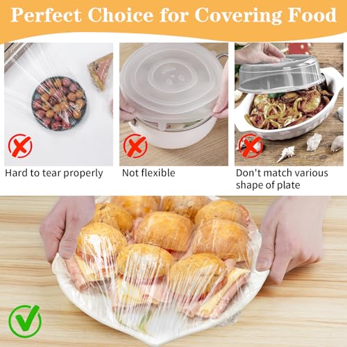 Reusable Elastic Bowl Covers for Bread Proofing & Food Storage (200 Pack)