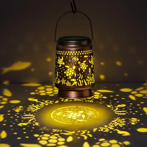 Solar Turtle Lantern Outdoor Garden Decor Gift for Mom & Women