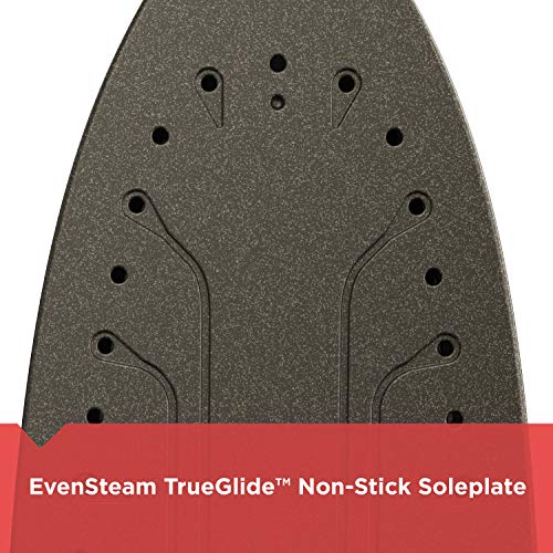 BLACK+DECKER Easy Steam Iron for Clothes with Stainless Soleplate