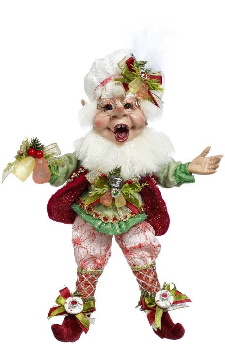 Mark Roberts Gumdrop Elf Small 11-Inch Christmas Figurine - Collectible Holiday Decor