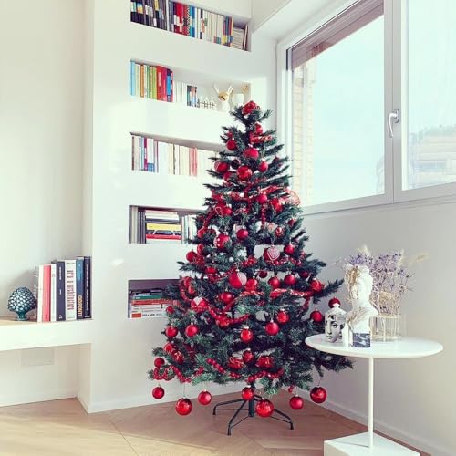Folding Metal Christmas Tree Stand for 4 to 6 Ft Artificial Trees