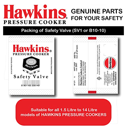 Pressure Cooker Safety Valve Replacement for 1.5L to 14L Cookers