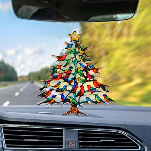 RUSATEN Hm Tree Hummingbird Christmas Ornament Gift for Women & Mom with Story Card