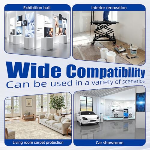 Adjustable Carpet Protection Film Applicator for 24-36 Inch Rolls