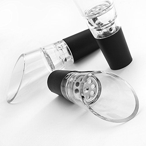 QAL White Wine Pourer Set - 6 Pack, Easy to Serve & Pour