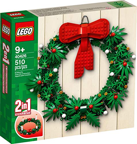 2-in-1 Christmas Wreath and Advent Calendar Building Set