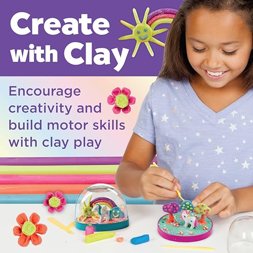 DIY Unicorn Snow Globe Craft Kit for Kids - Make 2 Magical Water Globes