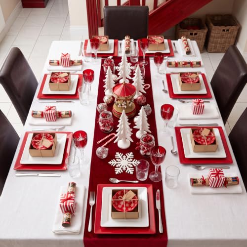 SiliFine 12 Pcs Christmas Snowflake Ceramic Favors for Guests Bulk Gifts