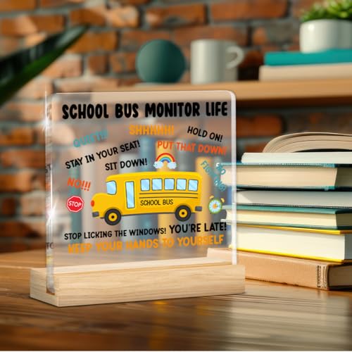 Thank You Gift for School Bus Driver Retirement Farewell Birthday Christmas - School Bus Driver G