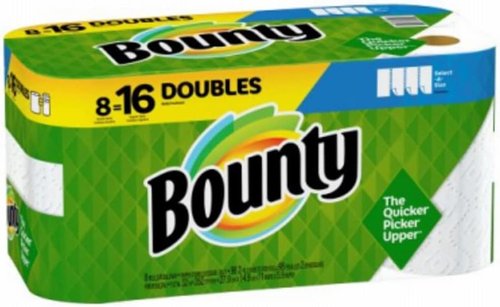 Bounty Select-A-Size Paper Towels - White, 8 Count | Super Absorbent & Convenient