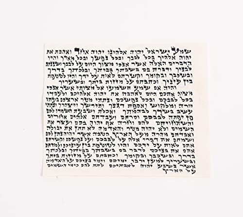 Kosher Mezuzah Scroll 2.8-inch Hand-Written Parchment Klaf from Israel