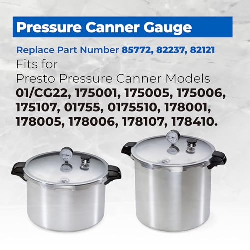 Pressure Canner Steam Gauge Replacement 0-20 PSI for Pressure Cookers
