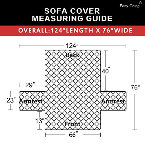 Easy-Going Reversible Quilted Sofa Cover, Water Resistant Slipcover