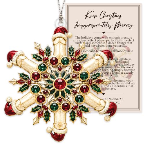 Xmasfun 04 Naughty Christmas Ornaments – Funny Holiday Decor for Adults