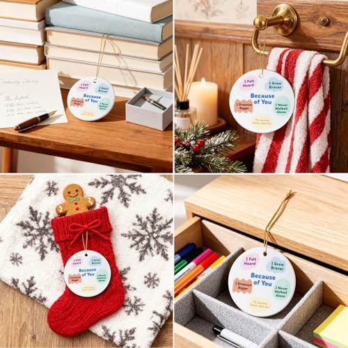 Cor-boy Thank You Gift Ornament - Inspirational Wall Hanging for Teacher, Mentor, Friends, Family, Colleague, Nurse, Christmas