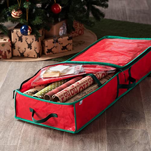 Gift Wrapping Paper Storage Container 40-Inch Waterproof Holder for Rolls