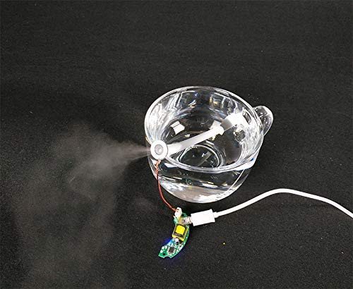 20mm Ultrasonic Humidifier Mist Maker Ceramic Disc with Sealing Ring - 2 Pack