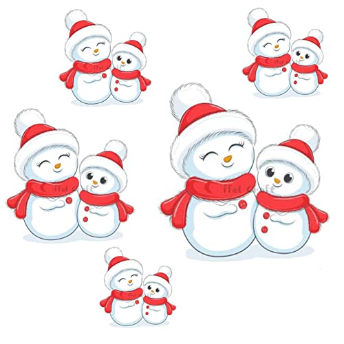 Christmas Snowman Family Metal Die Cuts Kit for Scrapbooking & Card Making