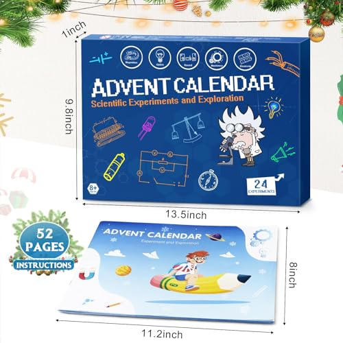 RAISLY 24-Day Christmas Science Experiment Advent Calendar for Kids & Teens