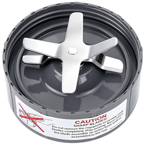 Replacement Extractor Cross Blade with Silicone Gasket for 600W 900W Blenders