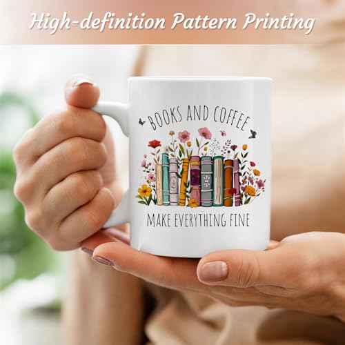 Silkwishes Book Coffee Mug for Book Lovers - Bookworm Gift, 11oz - Book Club & Reading Gifts - Variation 3