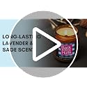 Funny Birthday Candle - Lavender & Sage Soy Wood Wick Candle, 9 oz