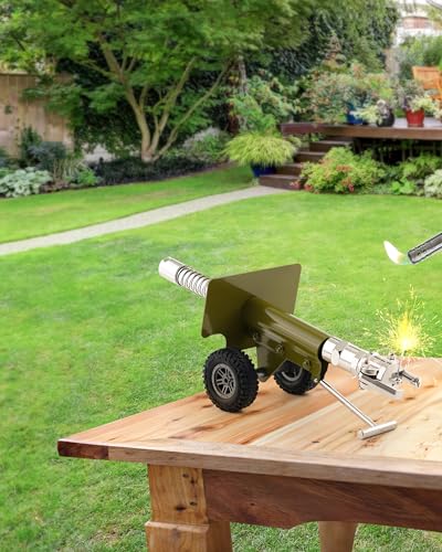 Stainless Steel Mini Cannon Model, Military Artillery Firecracker Launcher