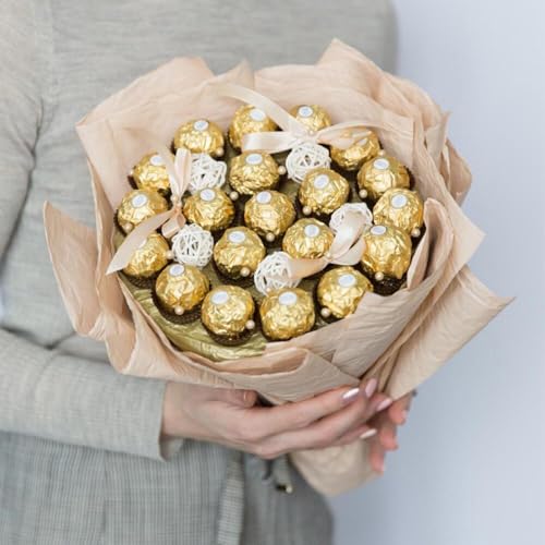 uxcell Gold 6 x 6 Inch Aluminum Foil Candy Wrappers 100pcs for Chocolate & Dessert Packaging
