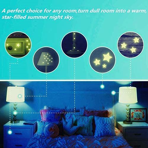 452-Piece Glow in the Dark Star Wall Stickers for Ceiling and Bedroom Decor
