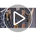 2-Pack Natural Cotton Fishing Net Decor for Nautical Party Backdrop