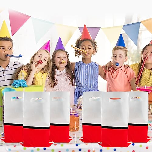 30-Piece Cartoon Animation Party Gift Bags with Handles, 10x6.5 Inches