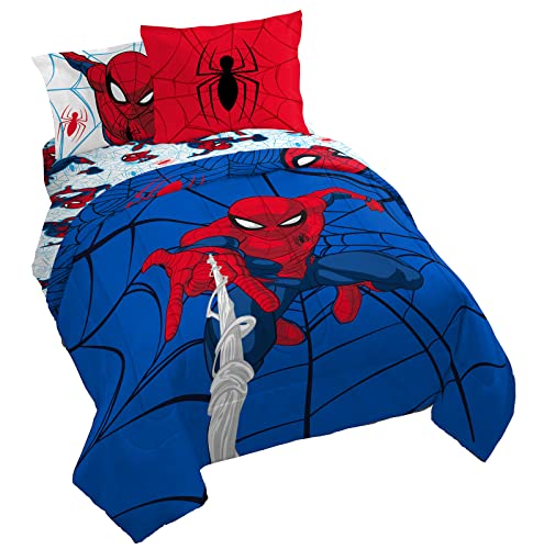 Kids Spider-Man 7-Piece Queen Bed in a Bag Bedding Set