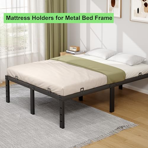 Non-Slip Mattress Stoppers for Bed Frame - Adjustable Retainer Bars (6-Pack)