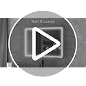 Gvnkvn 24x19 Inch Square White LED Makeup Vanity Mirror with USB Charging & 10X Magnification